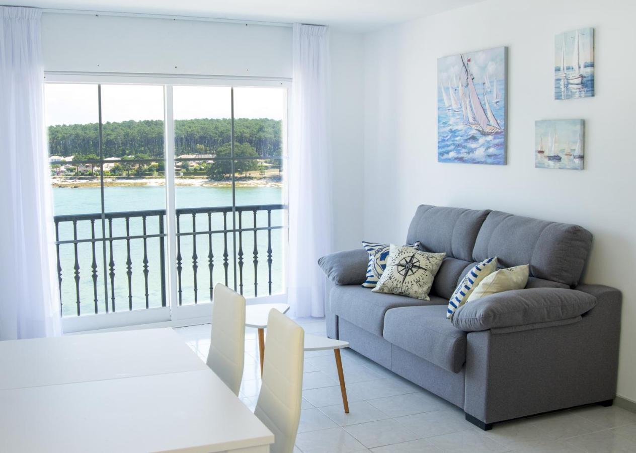 O Grove Centro Con Vistas A La Toja Parking Apartment ภายนอก รูปภาพ