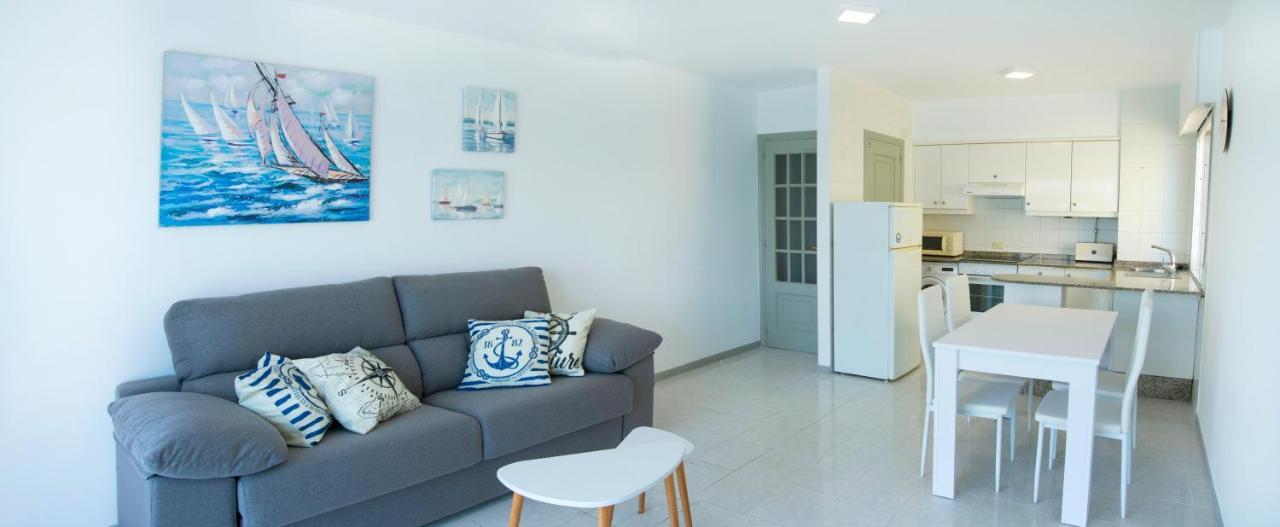 O Grove Centro Con Vistas A La Toja Parking Apartment ภายนอก รูปภาพ